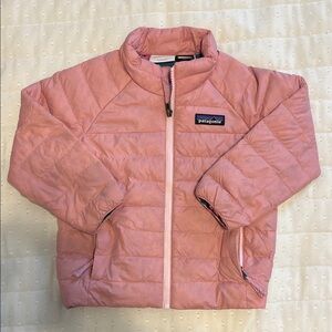 Patagonia Light Pink Puffer Coat